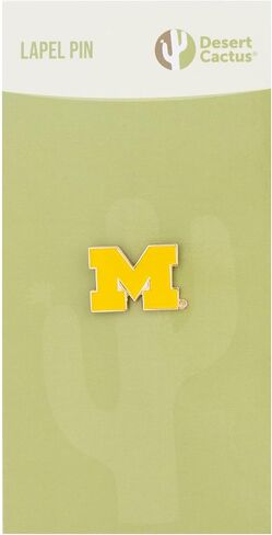 Desert Cactus University of Michigan Lapel Pins Wolverines UM U of M Logo Enamel Made of Metal (Pin A) in Saudi Arabia