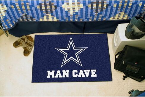 FANMATS 14293 Dallas Cowboys Man Cave Starter Mat Accent Rug - 19in. x 30in. | Sports Fan Home Decor Rug and Tailgating Mat in Saudi Arabia