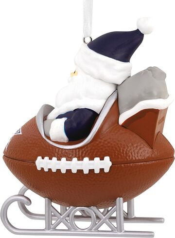 Hallmark Dallas Cowboys Santa Football Sled Christmas Ornament, NFL Tree Decoration and Sports Fan Gift in Saudi Arabia