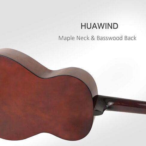 39 Inch Classical Guitar Full Size Acoustic Guitar Nylon Strings Guitar for Beginners Adults in Kuwait