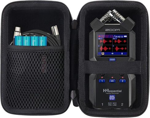 Hard EVA Carrying Case Compatible with Zoom H4essential 4-Track Handy Recorder/Zoom R4 MultiTrak 32-Bit Float Recorder Case in Saudi Arabia