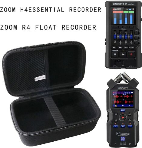 Hard EVA Carrying Case Compatible with Zoom H4essential 4-Track Handy Recorder/Zoom R4 MultiTrak 32-Bit Float Recorder Case in Saudi Arabia