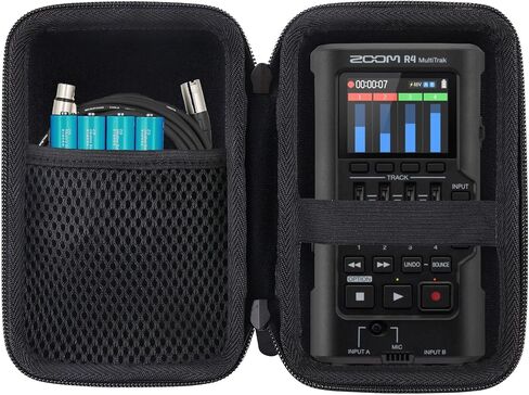 Hard EVA Carrying Case Compatible with Zoom H4essential 4-Track Handy Recorder/Zoom R4 MultiTrak 32-Bit Float Recorder Case in Saudi Arabia