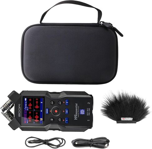 Hard EVA Carrying Case Compatible with Zoom H4essential 4-Track Handy Recorder/Zoom R4 MultiTrak 32-Bit Float Recorder Case in Saudi Arabia