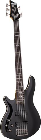 جيتار Schecter Guitar Research Omen-5 2012 جيتار كهربائي ذو 5 أوتار - أسود in Saudi Arabia