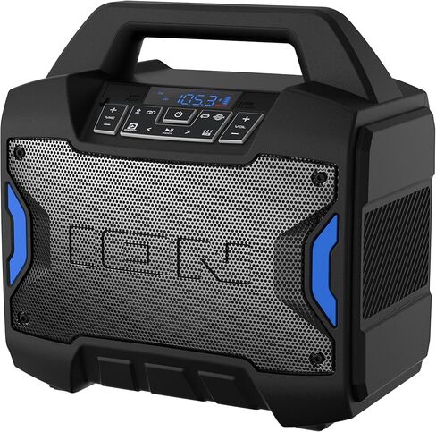 ION Tailgater Boom - مكبر صوت بلوتوث محمول خارجي مع ميكروفون، راديو FM، منفذ USB، بطارية، مقاومة للماء IPX5، وصلة ستيريو لاسلكية، تطبيق، 60 وات in Kuwait