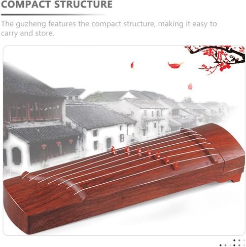 سلسلة هيليفتي جوزهينج الصينية آلة القانون لعبة تعليمية موسيقية مصغرة أداة صينية أثاث غرفة نوم صغيرة للأطفال المبتدئين آلة موسيقية abs طالب سطح المكتب دمية خشبية in Kuwait