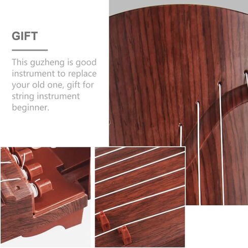 سلسلة هيليفتي جوزهينج الصينية آلة القانون لعبة تعليمية موسيقية مصغرة أداة صينية أثاث غرفة نوم صغيرة للأطفال المبتدئين آلة موسيقية abs طالب سطح المكتب دمية خشبية in Kuwait