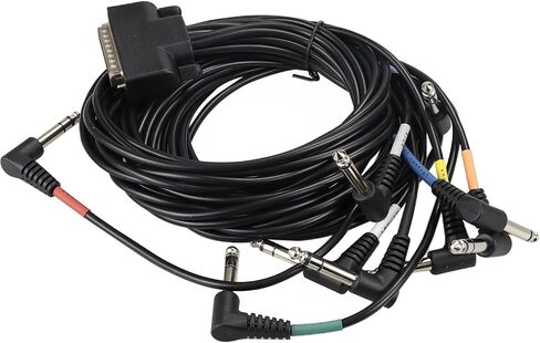 GWNOWZZET كابل ثعبان تسخير لوحدة طبل Alesis القيادة عرام Nitro DM7X Forge 6.35 مللي متر RCA ذكر رؤساء in Kuwait