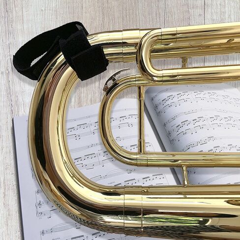 Euphonium Hand Strap Adjustable - Includes a Mouthpiece Cleaning Brush - Hand Strap for Euphonium, Tuba, Brass Instruments, Band, Orchestra - Grip, Holding Support - Washable in Kuwait