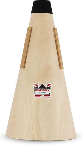 Denis Wick Wooden Straight Mute for French Horn | Accessories for Brass Players | Wooden Straight Mute for Earthy Tone Register | Practice Mute for Learning French Horn | 11.42 x 5.51 x 5.51 inches in Saudi Arabia