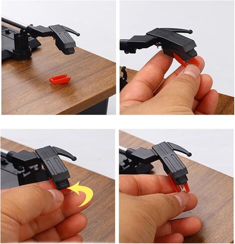 Record Player Needles Stylus Needles set of 4 with Wooden Vinyl Record Cleaning Brush＆Anti-Static Carbon Fiber Brush, Turntable Replacement Needle with Aluminum Lever for Record Player Phonograph in Kuwait