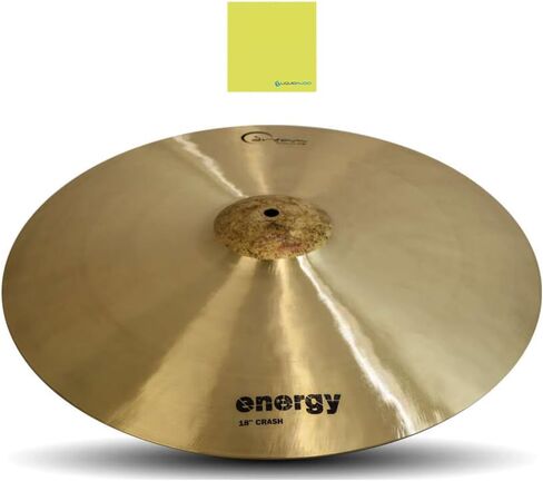 مجموعة Dream Cymbals and Gongs (ECR18) مقاس 18 بوصة من Crash Cymbal مع قطعة قماش سائلة لتلميع الصوت - سلسلة الطاقة Crash Cymbal in Saudi Arabia