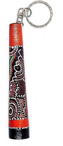 Didgeridoo - Ultra-Compact - 8.2" - Wood - Padded Bag Included - Ideal for Travel - Wind Instrument - FREE DIDGERIDOO KEYCHAIN AND DISCOUNT COUPON FOR DIDGERIDOO LESSONS INCLUDED in Saudi Arabia