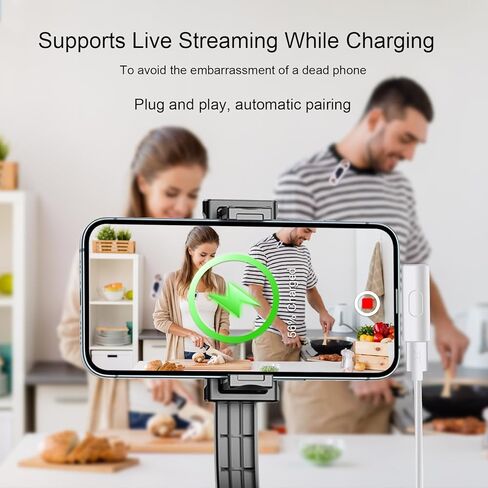 جهاز الثلاثة في واحد مناسب لأجهزة iPhone وiPad وميكروفون لاسلكي وبطارية تدوم 7 ساعات وميكروفون صغير يلغي الضوضاء لتسجيل الفيديو والألعاب الحية والمقابلات ويوتيوب وTikTok وVlog. in Kuwait