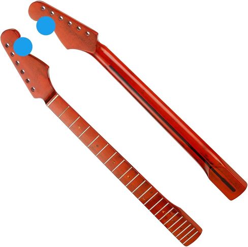 21fret نجمة حمراء الغيتار الكهربائي الرقبة، القيقب الكندي الغيتار الكهربائي، الجوز العظام الاصطناعية in Kuwait