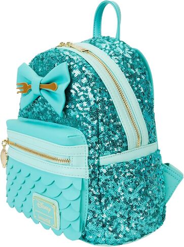 حقيبة ظهر صغيرة من مجموعة Loungefly Disney The Little Mermaid Sequins Collection، حصريًا من Amazon in Saudi Arabia