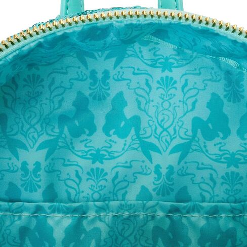 حقيبة ظهر صغيرة من مجموعة Loungefly Disney The Little Mermaid Sequins Collection، حصريًا من Amazon in Saudi Arabia