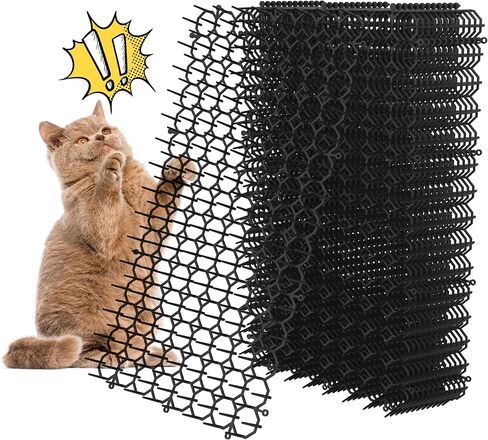 16 Pack 16 x 8 Inch Cat Scat Mat with Spikes Digging Stopper Repellent Spike Mat in Saudi Arabia