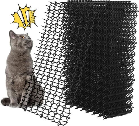 16 Pack 16 x 8 Inch Cat Scat Mat with Spikes Digging Stopper Repellent Spike Mat in Saudi Arabia