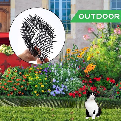 16 Pack 16 x 8 Inch Cat Scat Mat with Spikes Digging Stopper Repellent Spike Mat in Saudi Arabia