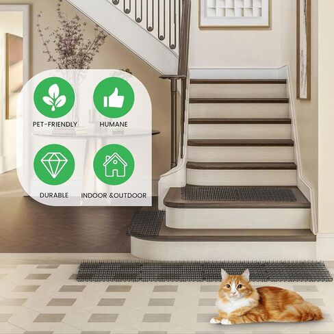 16 Pack 16 x 8 Inch Cat Scat Mat with Spikes Digging Stopper Repellent Spike Mat in Saudi Arabia