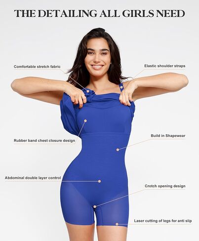 Popilush The Shapewear Dress Bodycon فستان ماكسي سبليت مع ملابس داخلية مدمجة 2024 فساتين رائجة للنساء in Kuwait