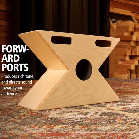 طبلة Meinl Hybrid Slaptop Cajon Box مع Snare وBongo، ومنافذ صوت أمامية - صُنعت في أوروبا - خشب البتولا البلطيقي، ضمان لمدة عامين (HTOPCAJ3NT) in Saudi Arabia