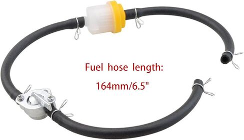 WOOSTAR Gas Fuel Filter Hose Line Switch Replacement for 50cc 110cc 125cc 150cc 250cc ATV Pit Dirt Bike Yellow in Saudi Arabia