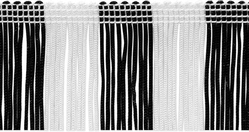 Trims by the Yard 2" Striped Multicolor chainette Fringe Mardigras | Mardi Gras | (5 Yard Cut) Trim in Saudi Arabia