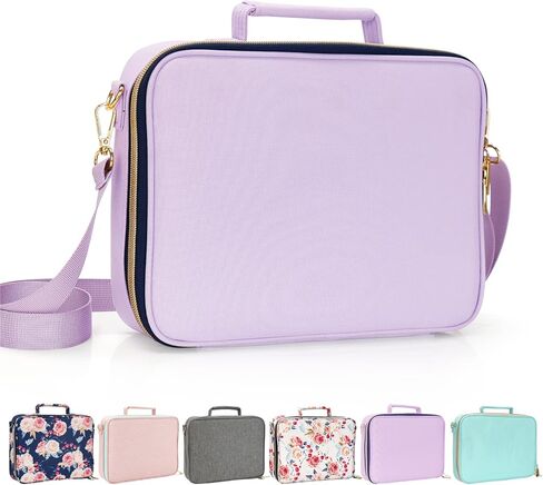 Bible Cover for Women, Bible Case Carrying Bookcase Church Bag Bible Protective Bag with Handle and Zippered Pocket Adjustable Shoulder Strap for Women Girls Kids in Saudi Arabia