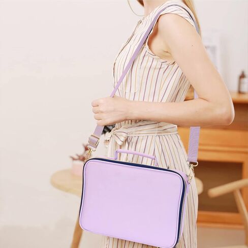 Bible Cover for Women, Bible Case Carrying Bookcase Church Bag Bible Protective Bag with Handle and Zippered Pocket Adjustable Shoulder Strap for Women Girls Kids in Saudi Arabia