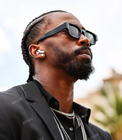 AIEYEZO Modern Thick Rectangle Sunglasses for Women Men Retro 90s Chunky Square Polarized Sunnies in Kuwait