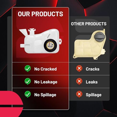 BDFHYK Engine Coolant Expansion Reservoir Overflow Tank Compatible with 2000-2007 Ford Taurus Mercury Sable Replace 603-203 11808A DAKG-8100Z FRT1501C SK603203 1F1Z8A080AA 9C3Z8101B F6DZ8100A in Kuwait