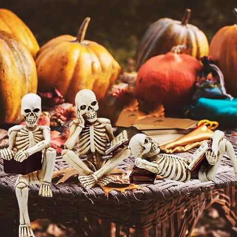 ENNAS 1:1 Resin Skull Head Model Simulation Skeleton Head Medical Skull Art Copy for Halloween Decor in Saudi Arabia