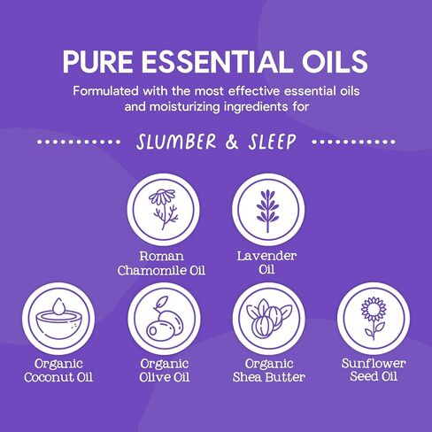 Oilogic Relaxing Vapor Chest Rub Stick, Slumber & Sleep - Relaxing Essential Oils & Moisturizing with Lavender & Chamomile Oil for Babies & Toddlers - Calming Baby Oil is Petroleum & Menthol Free in Saudi Arabia