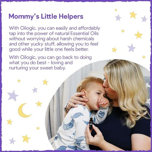 Oilogic Relaxing Vapor Chest Rub Stick, Slumber & Sleep - Relaxing Essential Oils & Moisturizing with Lavender & Chamomile Oil for Babies & Toddlers - Calming Baby Oil is Petroleum & Menthol Free in Saudi Arabia