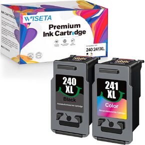 خرطوشة حبر بديلة متوافقة مع Wiseta لـ Canon 245XL (عبوتان أسودتان) in Kuwait