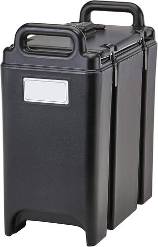 Cambro (350LCD110) 3-3/8 gal Soup Carrier - Camtainer®,Black in Saudi Arabia