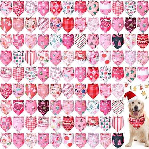 Newwiee 100 Pcs Halloween Dog Bandanas Adjustable Triangle Bibs Scarf Halloween Pumpkin Bat Skull Ghost Spider Pet Scarf Holiday Halloween Scarf Accessories for Dog Puppy Cat (Large) in Saudi Arabia