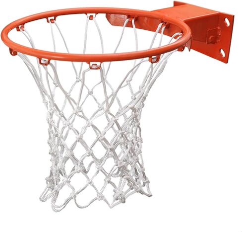 2 Pcs Heavy Duty Basketball Hoop Net 12 Loop Standard Indoor or Outdoor Nylon Braided Multicolor Duty Basketball Net Strong and Durable Replacement Basketball Net Basketball Accessories in Saudi Arabia