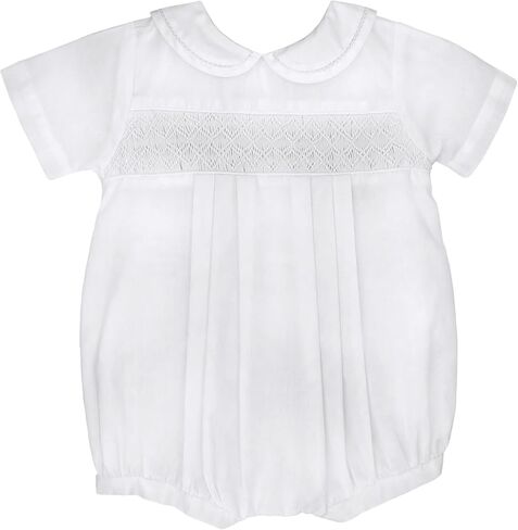 Petit Ami Baby Boys' Bubble with Smocking and Faggoting, Newborn in Saudi Arabia