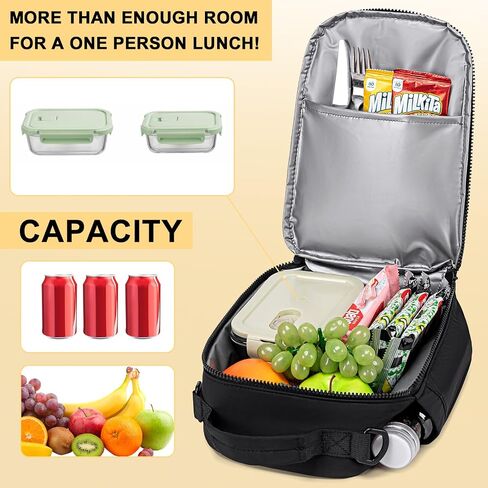 LOIDOU Lunch Box Kids Boys Girls Insulated Lunch Bag Thermal Meal Tote Women Reusable Lunch Pail Bags for School Travel in Saudi Arabia