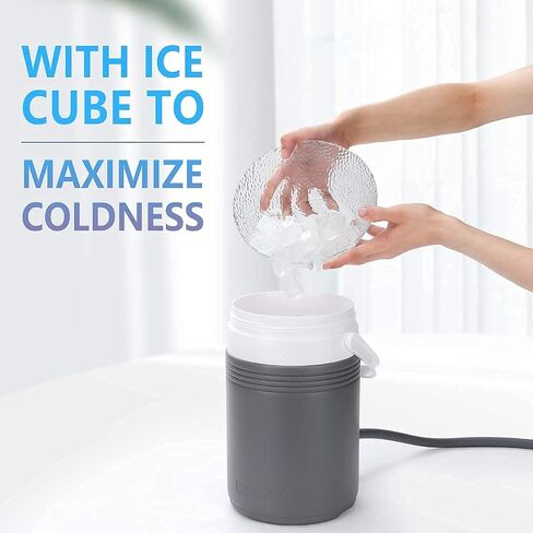 مجموعة العلاج البارد للركبة من WECIYGG Weciygg Cryo Cuff، آلة الضغط البارد للركبة، مبرد مياه الثلج، حزمة باردة للركبة لتخفيف آلام الركبة بعد الجراحة، رمادي، 1.0 عدد in Saudi Arabia