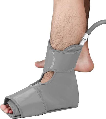 مجموعة العلاج البارد للركبة من WECIYGG Weciygg Cryo Cuff، آلة الضغط البارد للركبة، مبرد مياه الثلج، حزمة باردة للركبة لتخفيف آلام الركبة بعد الجراحة، رمادي، 1.0 عدد in Saudi Arabia
