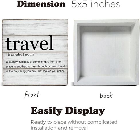 Fika Definition Art Wooden Box Sign Fika Swedish Desk Decorative Wooden Sign Home Decor for Desk Table Shelf 5 x 5 Inches in Saudi Arabia