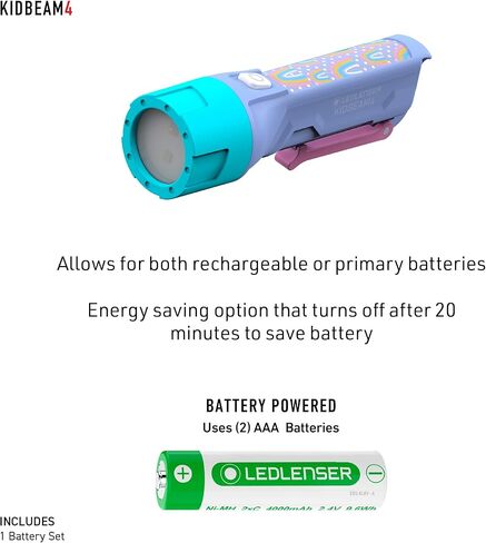 Ledlenser Kidbeam4 Flashlight, Green in Kuwait