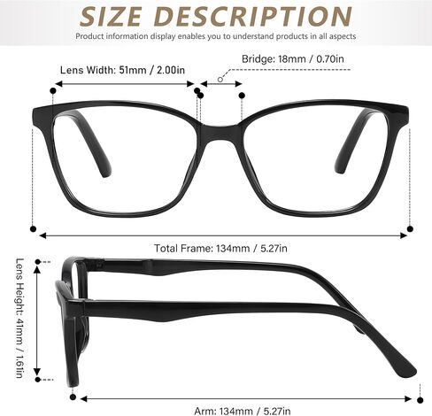Przene 4 Pack Blue Light Blocking Reading Glasses,Readers for Women and Men with Spring Hinge in Kuwait