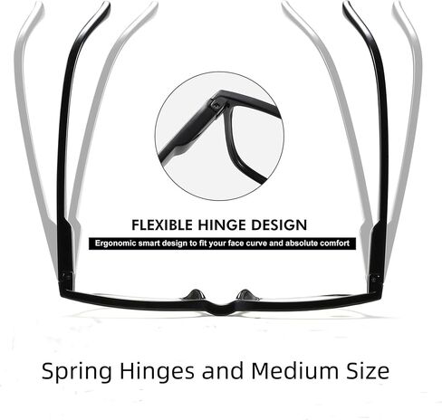 Przene 4 Pack Blue Light Blocking Reading Glasses,Readers for Women and Men with Spring Hinge in Kuwait