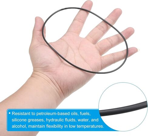 PATIKIL Nitrile Rubber O-Rings 78mm OD 73mm ID 2.65mm Width, 10 Pcs Metric Sealing Gasket for Faucet Plumbing Automotive Repair, Black in Kuwait
